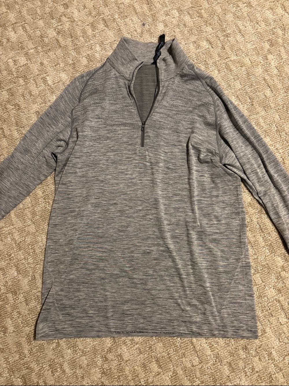 lululemon Heather Gray Zip Hoodie - XL